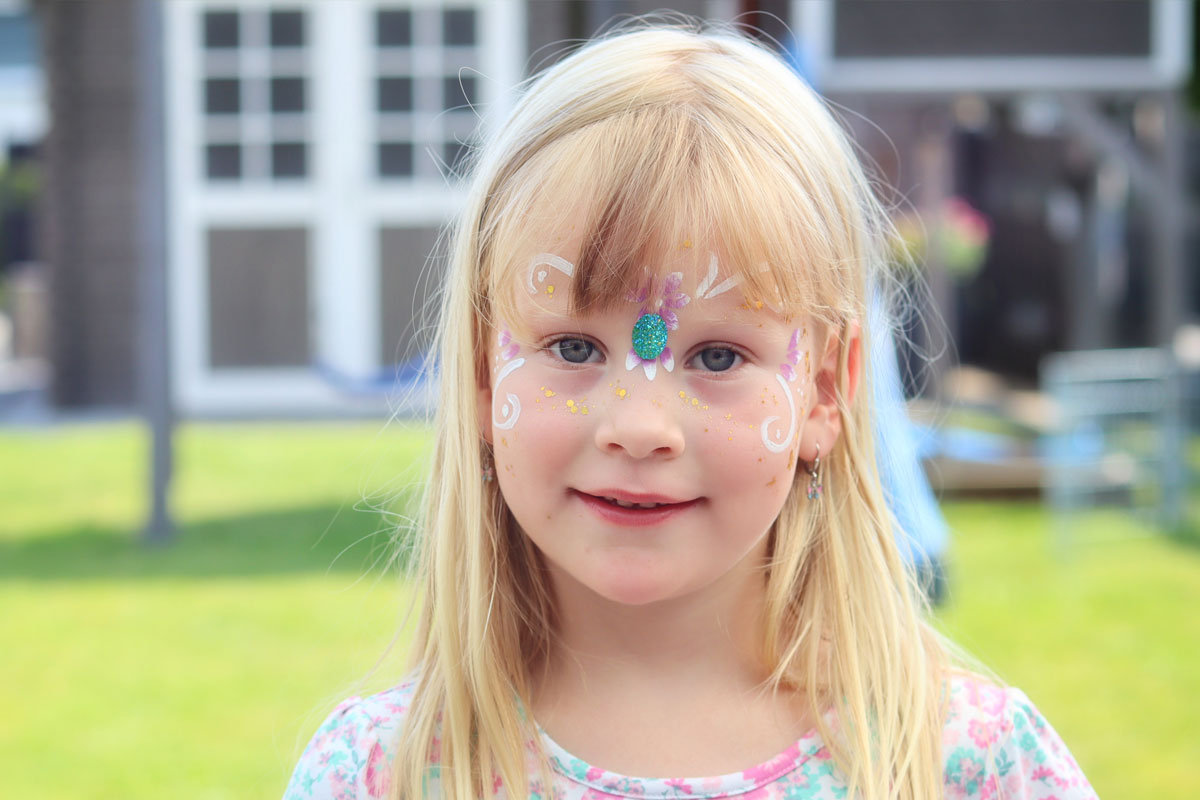 Glitzerkunst Kindergeburtstag Glitzerkunst Kindergeburtstag
